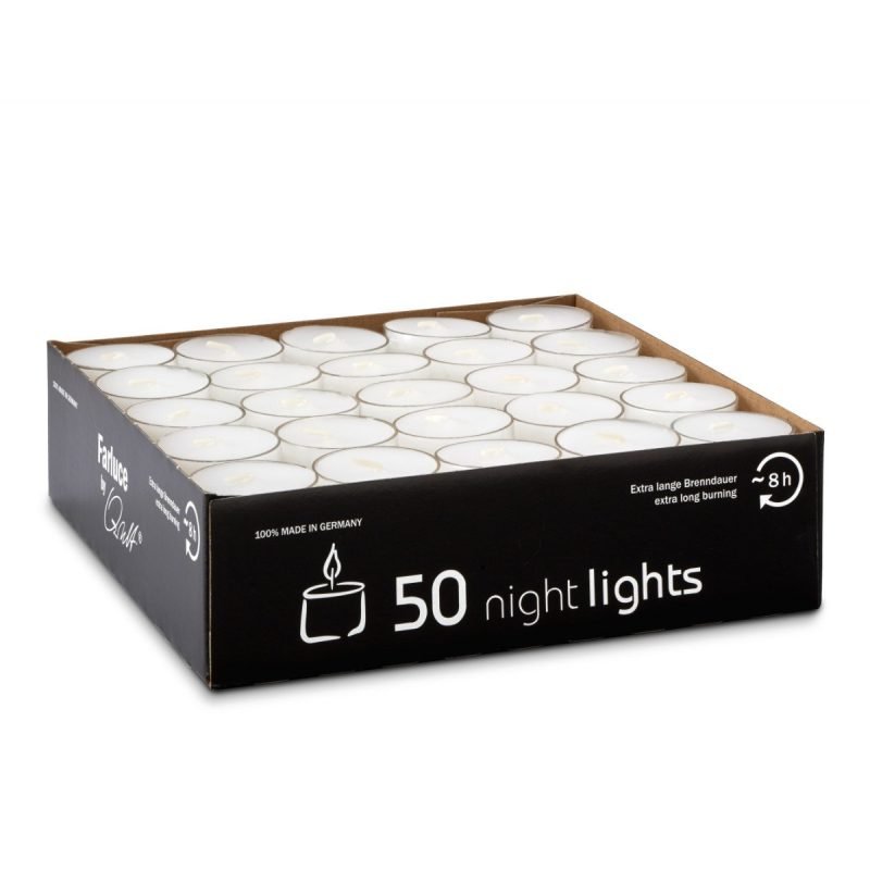 Teelichter von Farluce Nightlights 50 Stueck