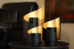 SAIL Windlicht Gold